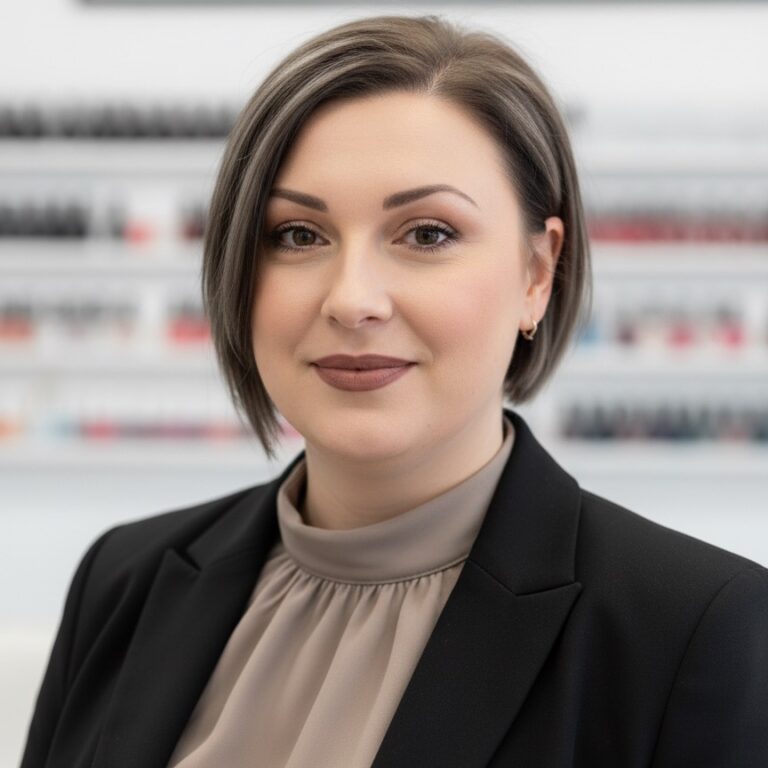 Professionnelle de l'institut de beauté d'Alfortville offrant des soins visage personnalisés avec expertise et soin.